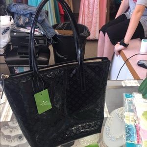Kate Spade tote, black, NWT
